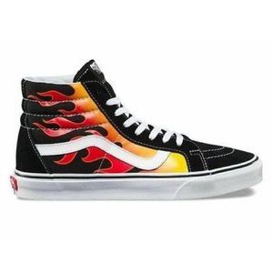Vans SK8 Hi Reissue Flame Black